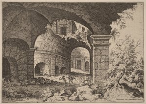 Åttonde vyen av Colosseum