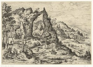 Juda och Tamar Landskap med bibliska och mytologiska scener (serietitel)