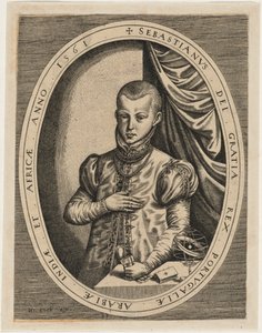 Sebastian, kung av Portugal av Hieronymus Cock