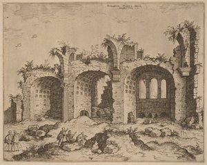 Konstantins basilika av Hieronymus Cock