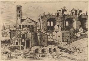 Augustus och Faustinas tempel, Divus Romulus tempel och Konstantins basilika