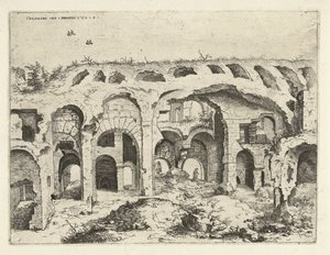 Fjärde vy över Colosseum i Rom