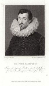 Porträtt av Sir John Harington av Hieronymus Custodis