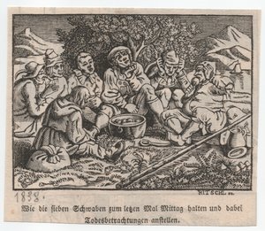 Schwaberna lagrade runt dumplinggrytan av Hieronymus Heinrich Jakob Ritschl von Hartenbach