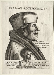 Erasmus av Rotterdam av Hieronymus Hopfer