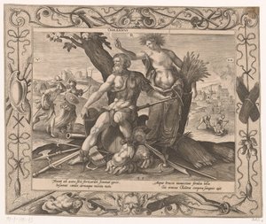Kolerisk Fyra temperament (serietitel) av Hieronymus Lederer
