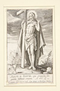 Kristus som Frälsare av Hieronymus Wierix