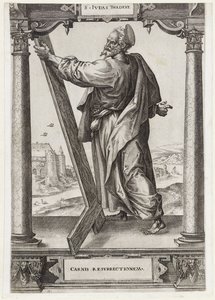 H. Judas Taddeus S. Ivdas Thadevs (titel på objekt) Kristus och de tolv apostlarna och St. Paulus (serietitel)