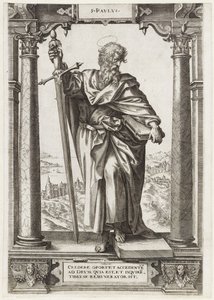 Sankt Paulus av Tarsus S. Pavlvs (titel på objekt) Kristus och de tolv apostlarna och St. Paulus (serietitel)