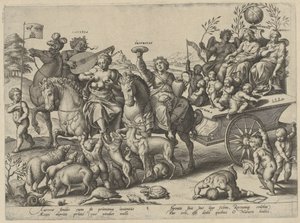 barndom The Four Ages of Man and Death (serietitel) av Hieronymus Wierix