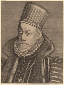 Filip II av Spanien av Hieronymus Wierix