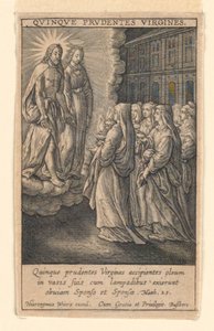 The Five Wise Virgins, från sviten "Speculum Virginitatis" av Hieronymus Wierix