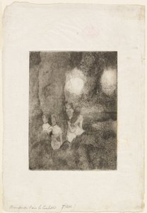Dansare i kulisserna av Hilaire Germain Edgar Degas