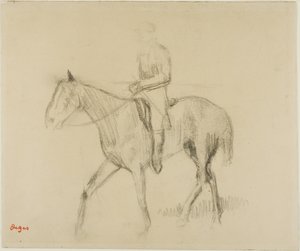 Häst och ryttare av Hilaire Germain Edgar Degas