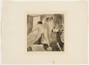Lämnar badet av Hilaire Germain Edgar Degas