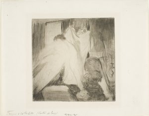 Lämnar badet av Hilaire Germain Edgar Degas