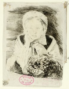 Marguerite Degas, konstnärens syster av Hilaire Germain Edgar Degas