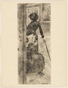 Mary Cassatt på Louvren: Galleriet med målningar