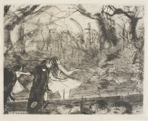 På scen III av Hilaire Germain Edgar Degas