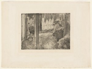 Tvätterskorna av Hilaire Germain Edgar Degas