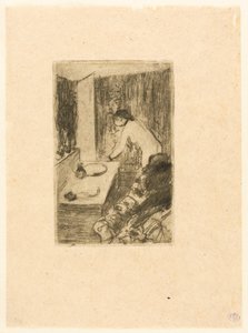Den lilla omklädningsrummet av Hilaire Germain Edgar Degas