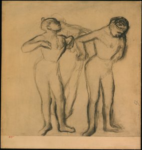 Tre dansare av Hilaire Germain Edgar Degas