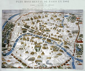 Det nya Paris. c.1867 (gravyr) av Hilaire Guesnu