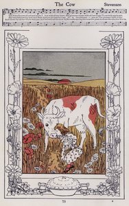 The Cow (färg litho)