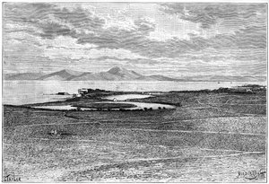 Gamla hamnar i Kartago, Tunisien, c1890