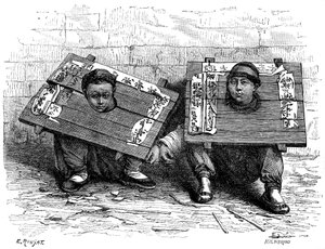 Pillaren i Japan före revolutionen, 1895.