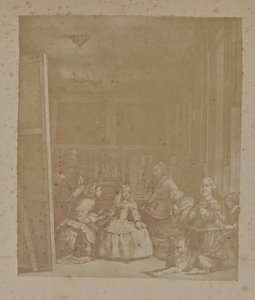 [Gravyr av "Las Meninas" av Velazquez]