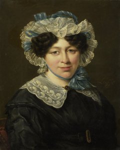Porträtt av Maria Adriana van der Sluys av Hillebrand Dirk Loeff