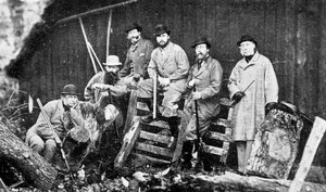 En kunglig skjutfest i Windsor, 1870 1910.