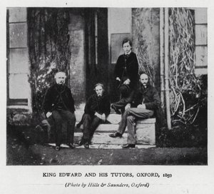 Kung Edward VII och hans lärare vid Oxford University