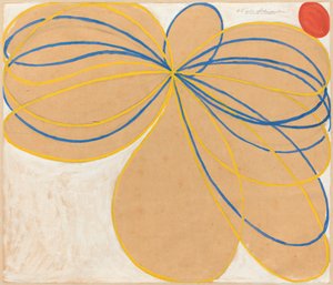 Grupp V, The Seven-Pointed Star, nr 1 WUSSeven-Pointed Star Series, 1908. av Hilma af Klint