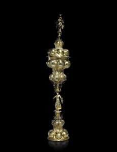 Medingen Minerva Cup, c.1650 (silver & silver) av Hinrich Ohmssen