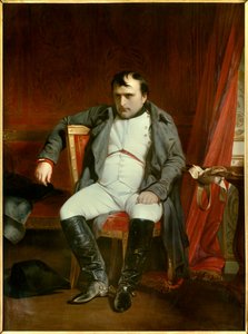 Porträtt av Napoleon I i Fontainebleau den 31/03/1814 (1840 olja på duk)