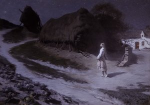Den unga Pastoure (Joan of Arc), Salong 1884 (olja på duk) av Hippolyte Berteaux