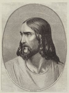 Frälsarens huvud av Hippolyte Delaroche