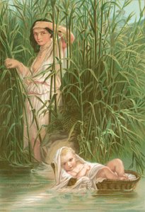 Miriam och Moses av Hippolyte Delaroche