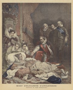 Elizabeth I, drottning av England, död