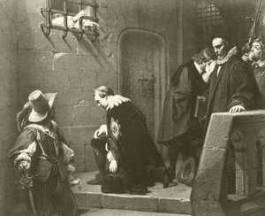 Straffords död (gravyr) av Hippolyte Delaroche
