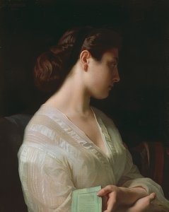 Mädchenportrait (Studie av ung flicka känd som den grekiska flickan). 1863