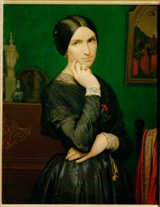 Mme Hippolyte Flandrin (målning på duk) av Hippolyte Flandrin