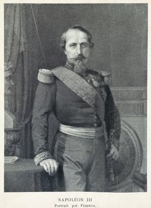 Porträtt av kejsar Napoleon 3 av Hippolyte Flandrin