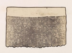 Lace Alb, tillhörande visitationsklostret, 1857. av Hippolyte Malègue