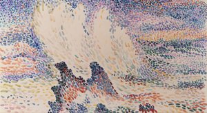 Study of Waves (akvarell på papper)