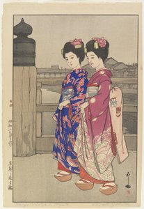 Sanjos stora bron i Kyoto av Hiroshi Yoshida