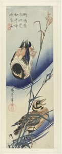 Ankor nära vass av Hiroshige (I) , Utagawa