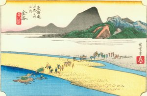 Kanaya av Hiroshige